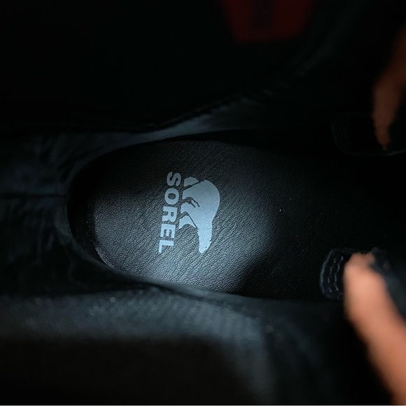 Sorel Brex Red Leather Lace Up Chunky Sole Boot 7 1/2 - Picture 13 of 15